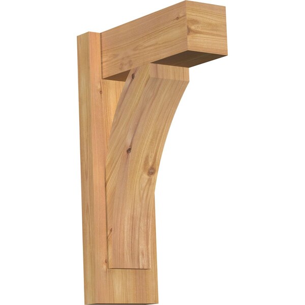 Ekena Millwork Thorton Block Smooth Outlooker, Western Red Cedar, 5 1/2"W x 12"D x 20"H OUT06X12X20THR05SWR - main